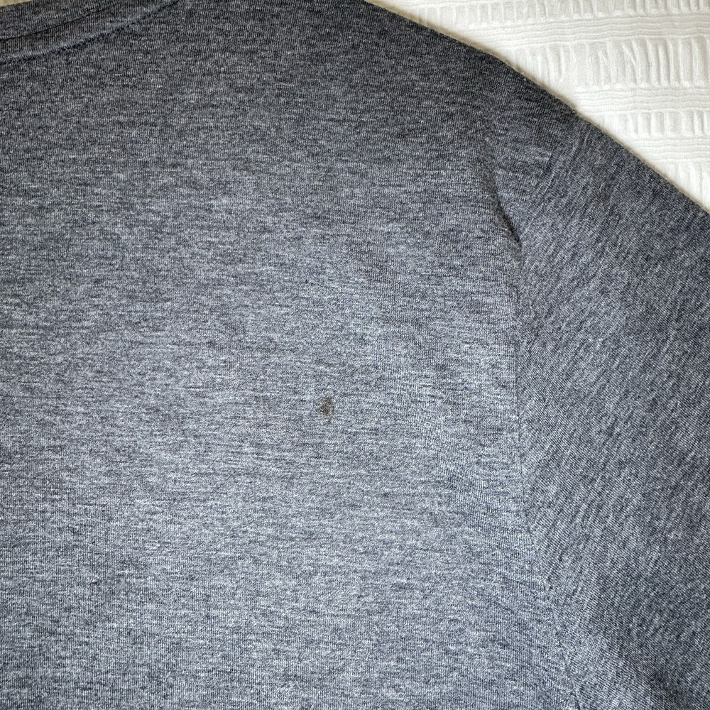 Adidas Men's Basic Tee - Primegreen Aeroready Charcoal Dark Gray XL - Picture 7 of 8